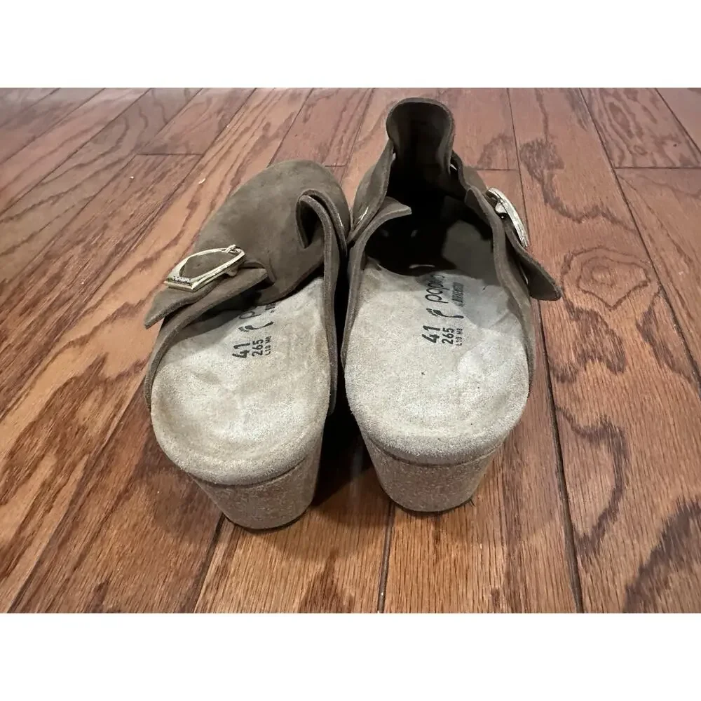 Birkenstock Papillio Fanny Clog in Dark Tea EU 41 NWOB